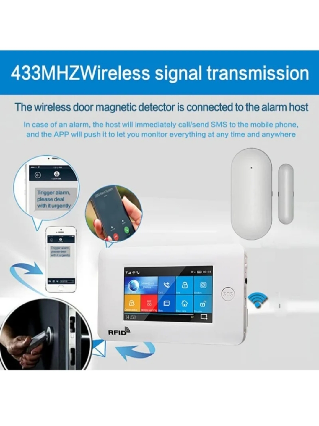 Sensor Inalámbrico para Alarma
