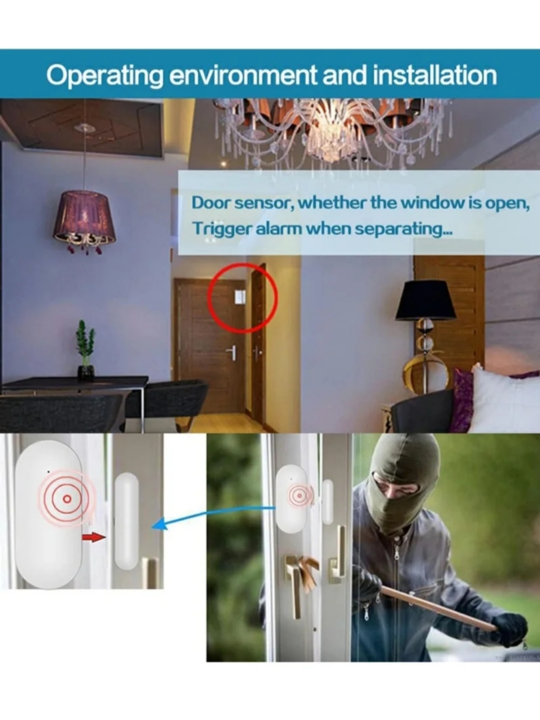 Sensor Inalámbrico para Alarma