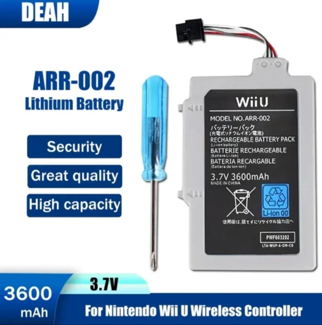 Batería Wii U 3600mAh ARR-002