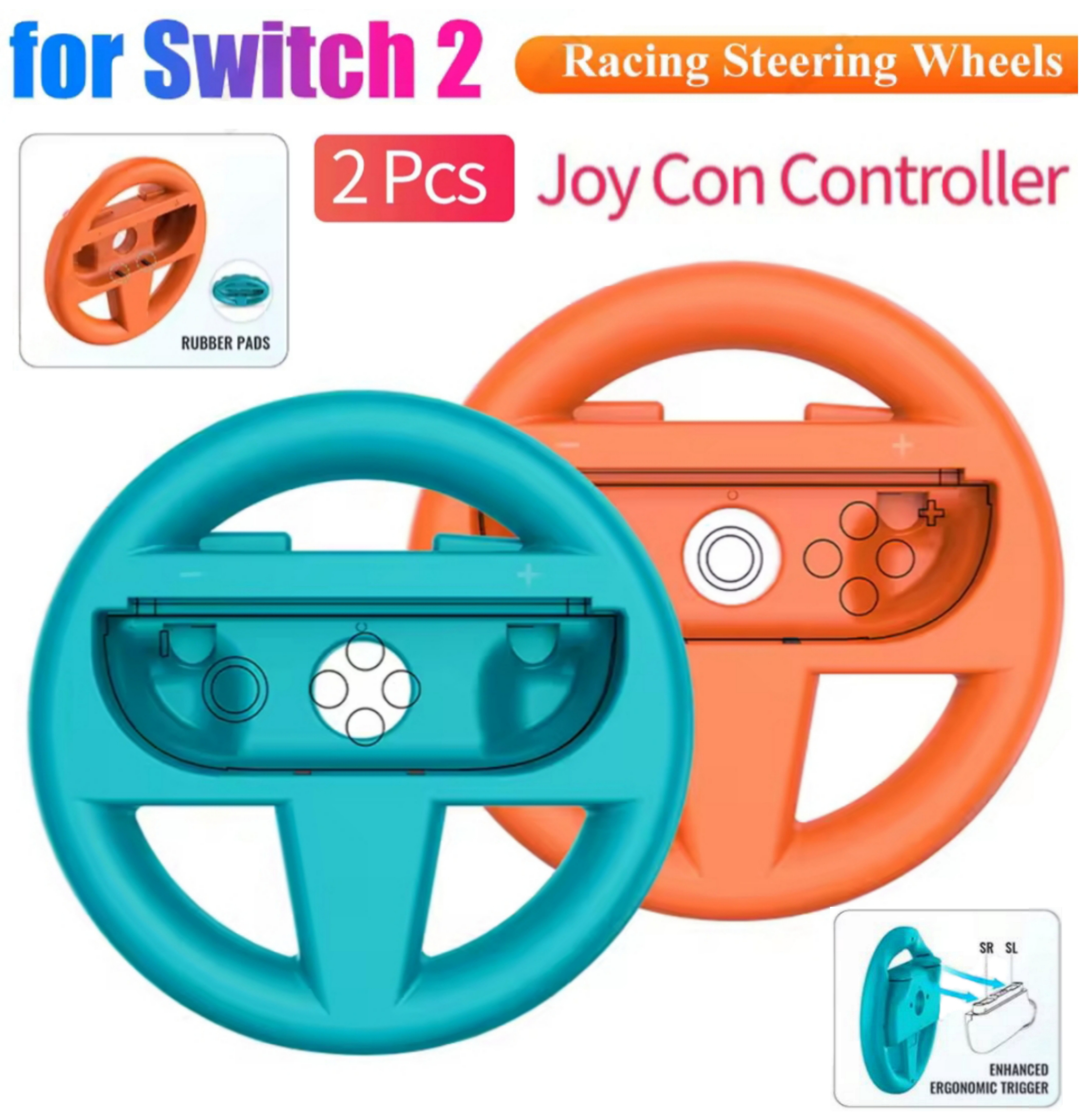 Volante Racing Joy-Con Switch2 x2