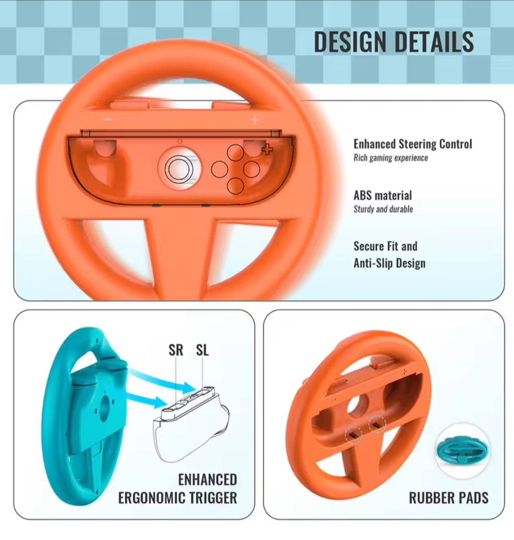 Volante Racing Joy-Con Switch2 x2