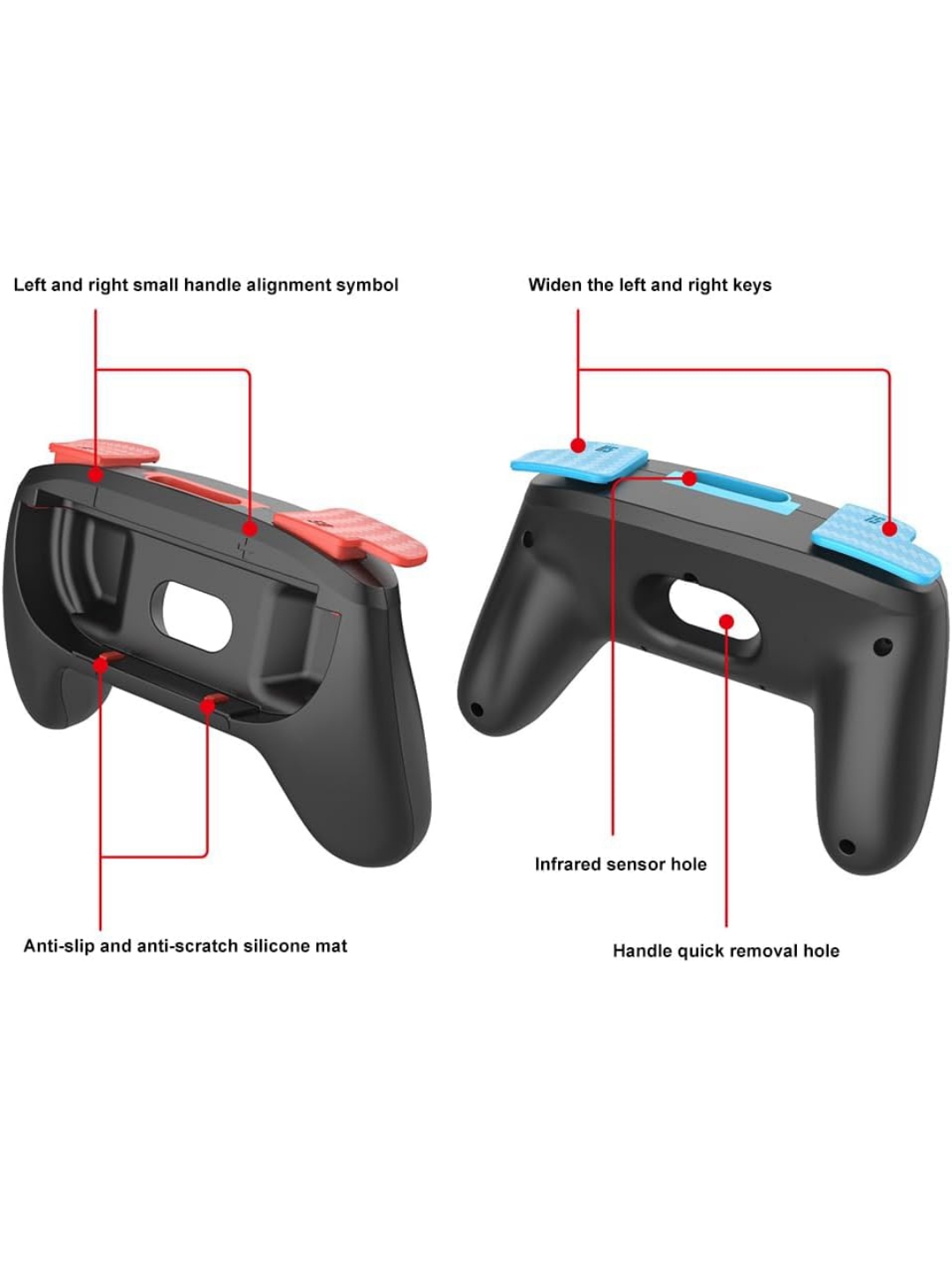 Grips ergonómicos JoyCon Switch 2