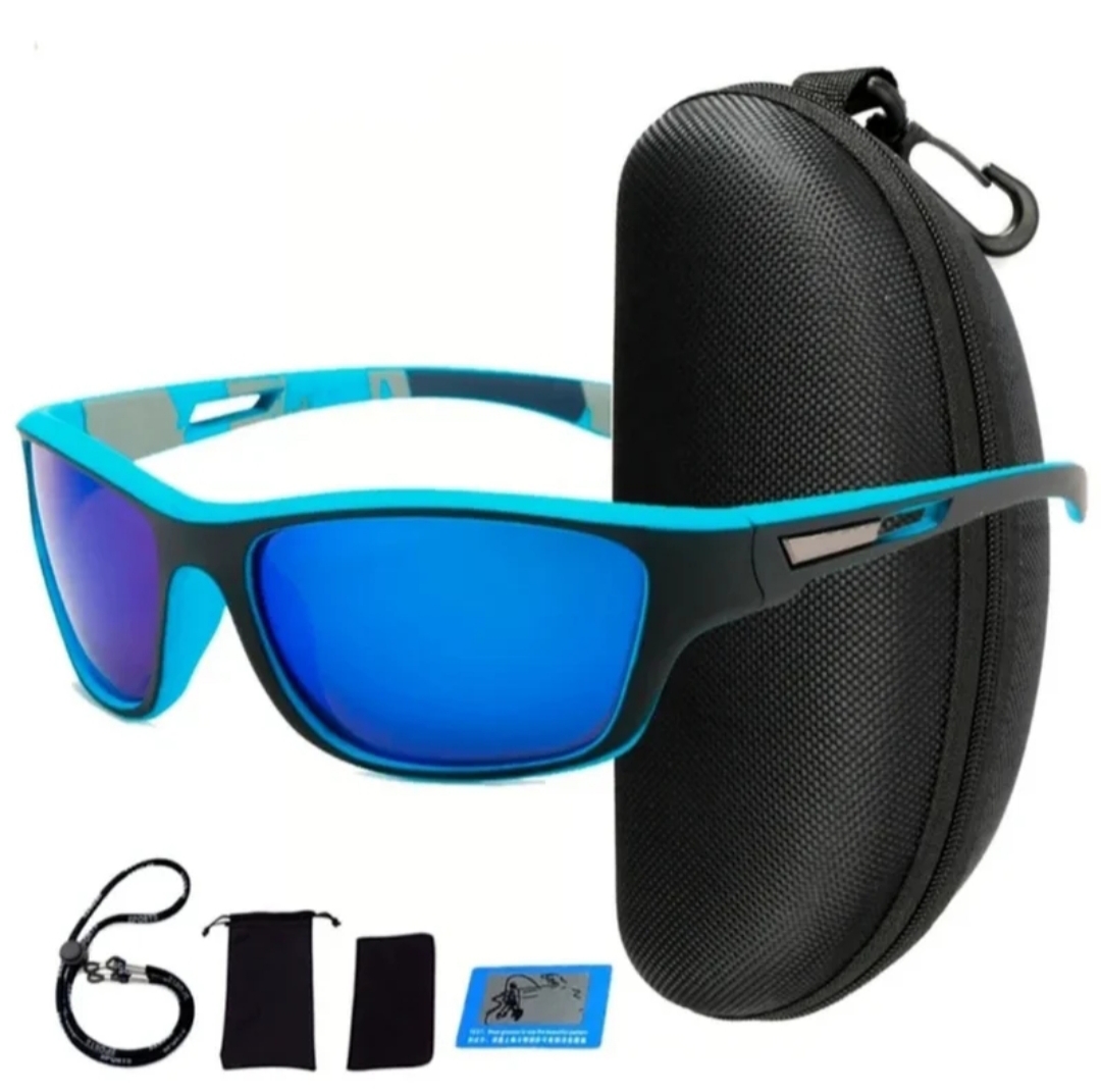 Gafas Deportivas Polarizadas 6 en 1 UV400 Azul