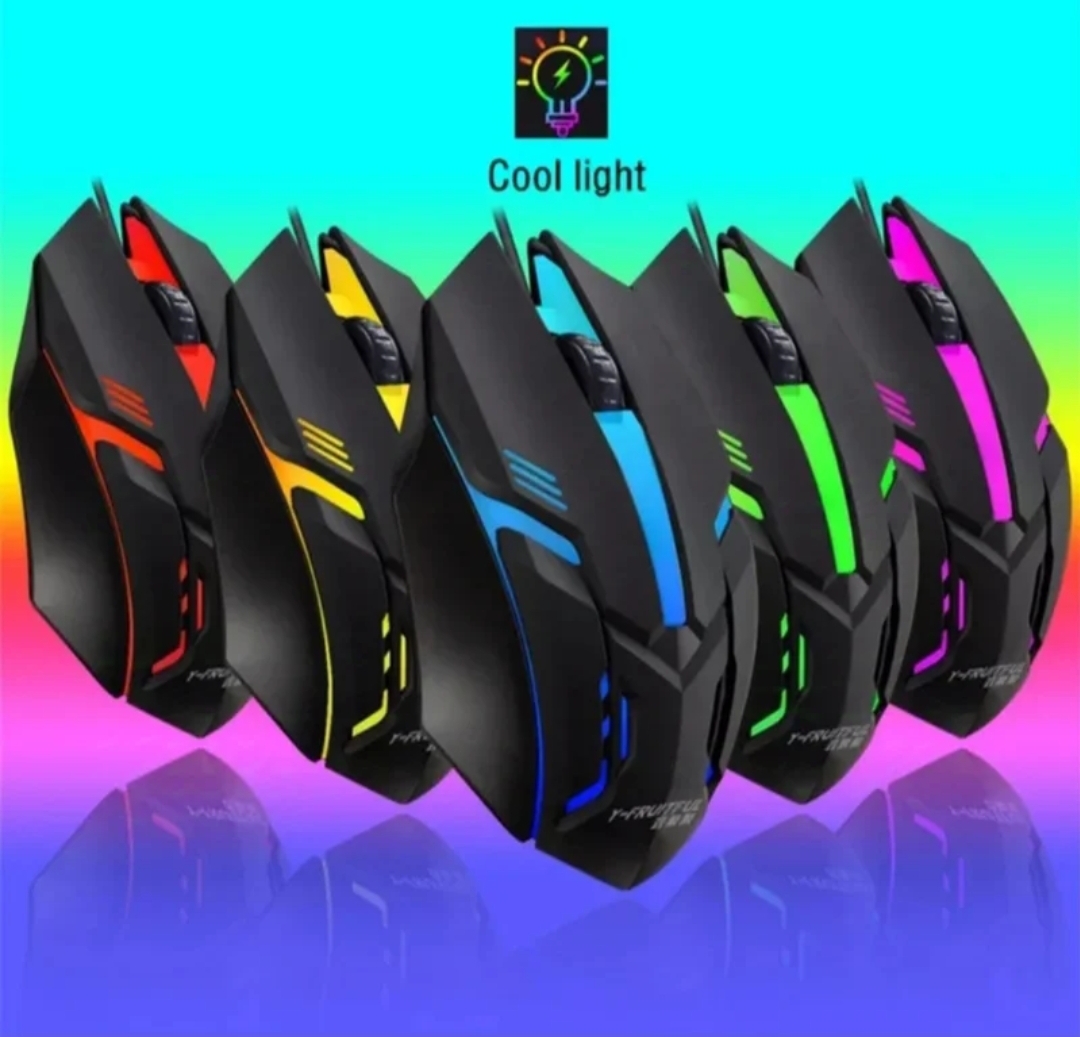 Ratón Gaming USB 2000 DPI LED Silencioso