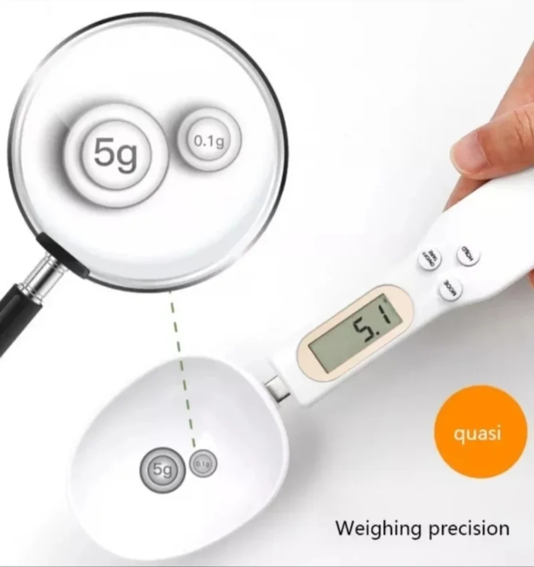 Báscula Cuchara Electrónica 500 g Precisa