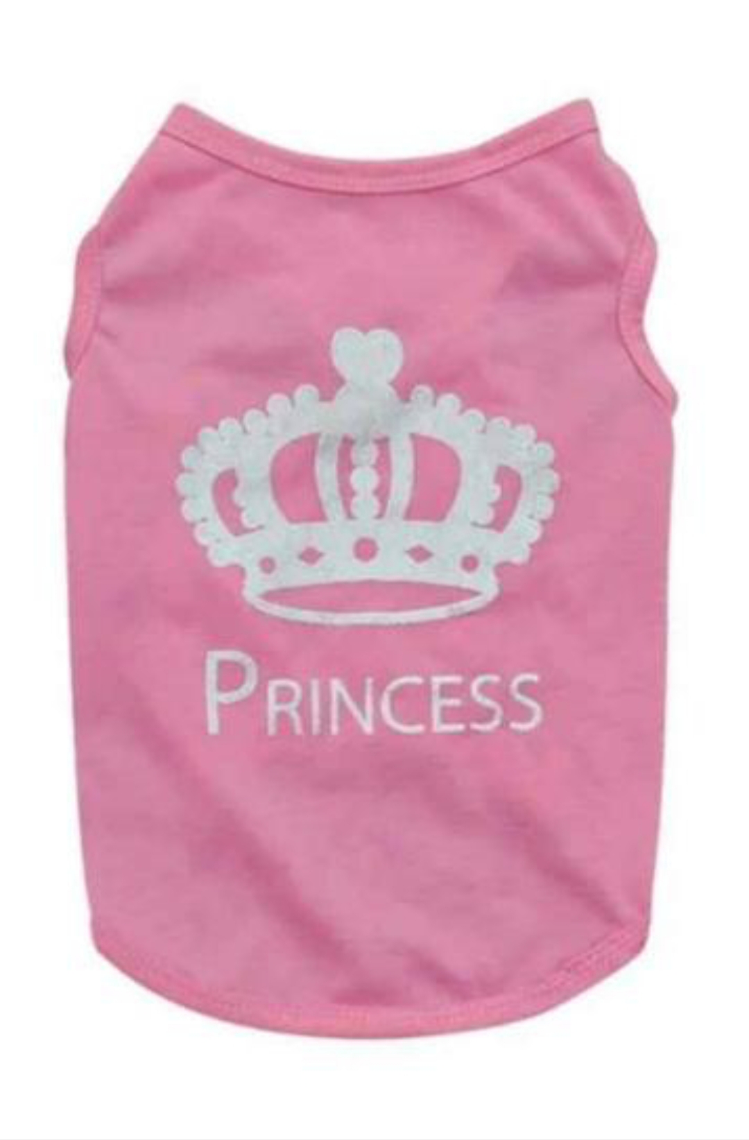 Chaleco Princesa Rosa para Perro - Algodón 100%
