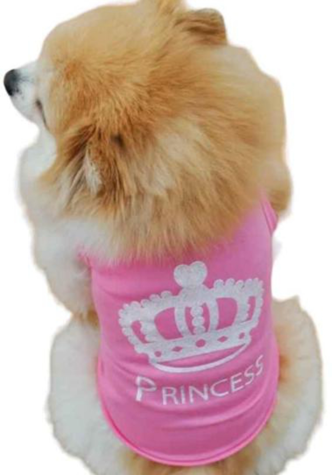 Chaleco Princesa Rosa para Perro - Algodón 100%