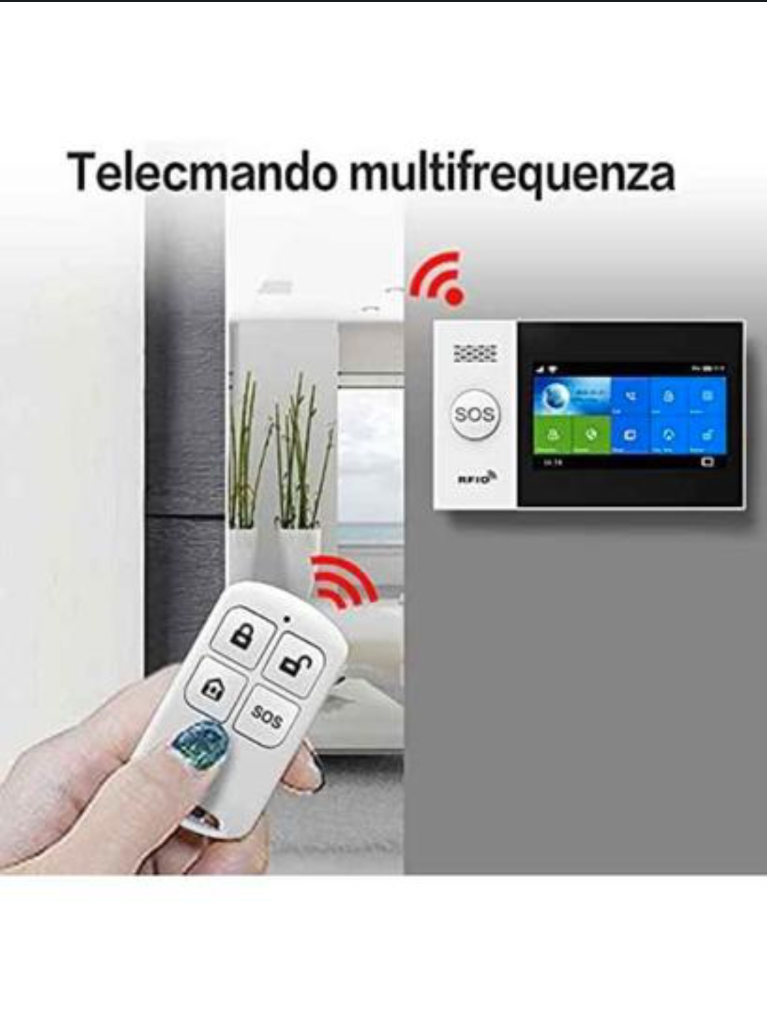Mando Alarma PF50 433MHz – 4 Botones
