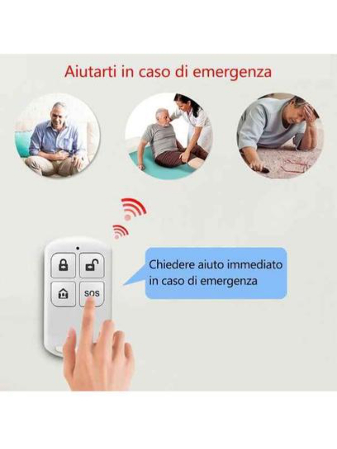 Mando Alarma PF50 433MHz – 4 Botones