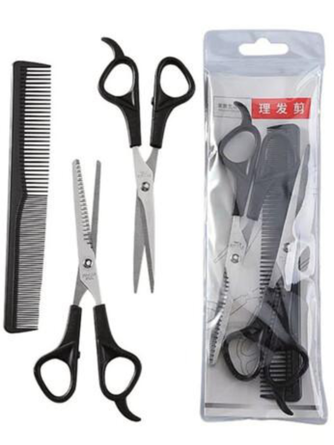 Tijeras Aseo Mascota Profesional 3 Piezas