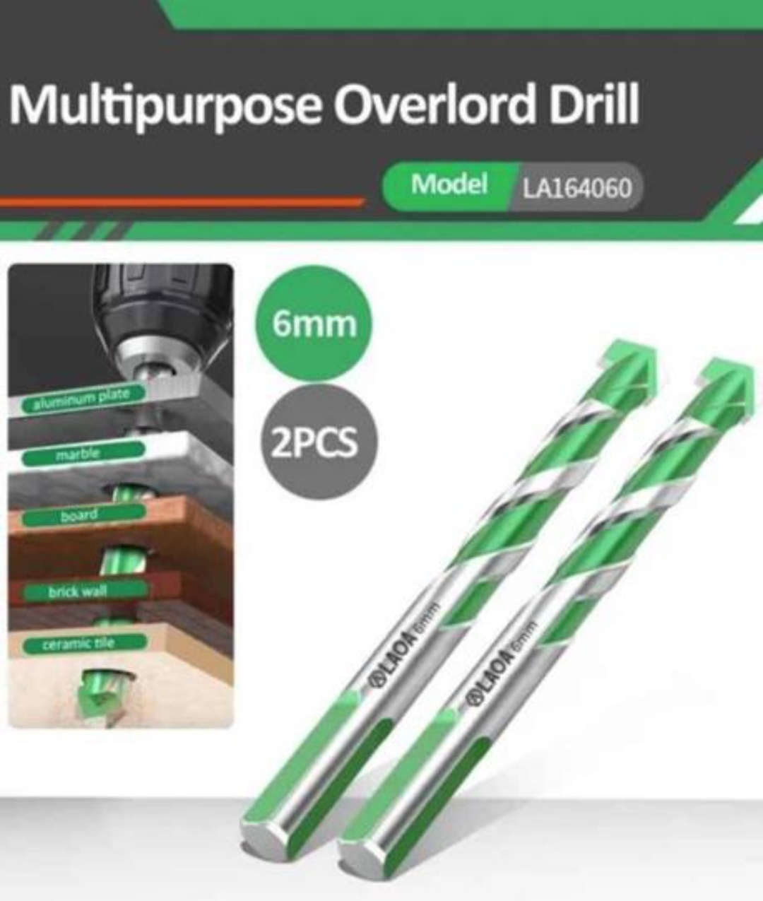Brocas SDS Plus 6mm x2 – Potencia Profesional