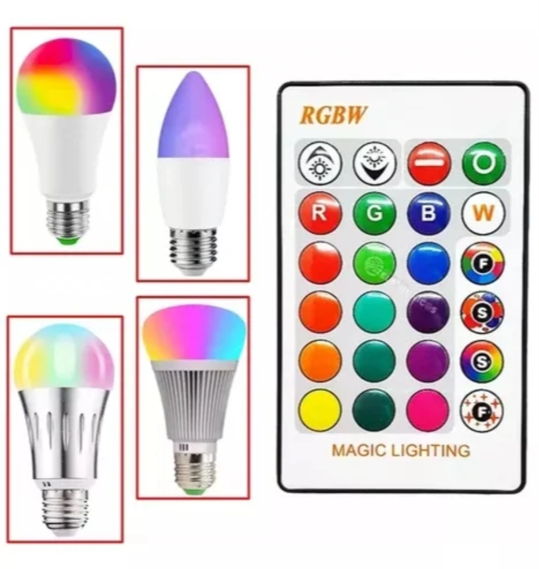 Controlador LED RGB IR 24 Botones