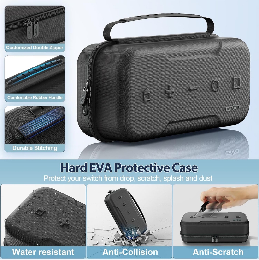 Funda Premium Switch y OLED con 20 Ranuras