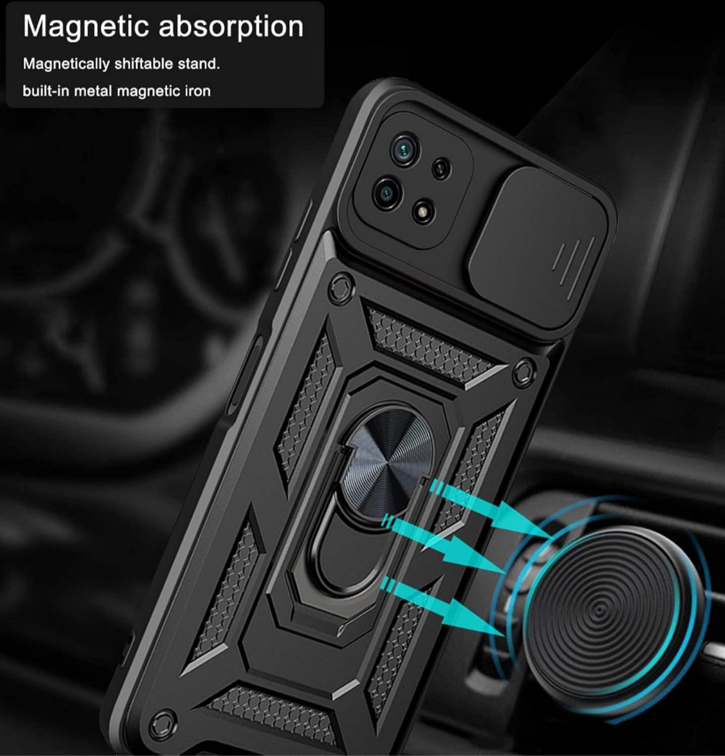 Funda Antigolpes Samsung A22 5G con Anillo Soporte