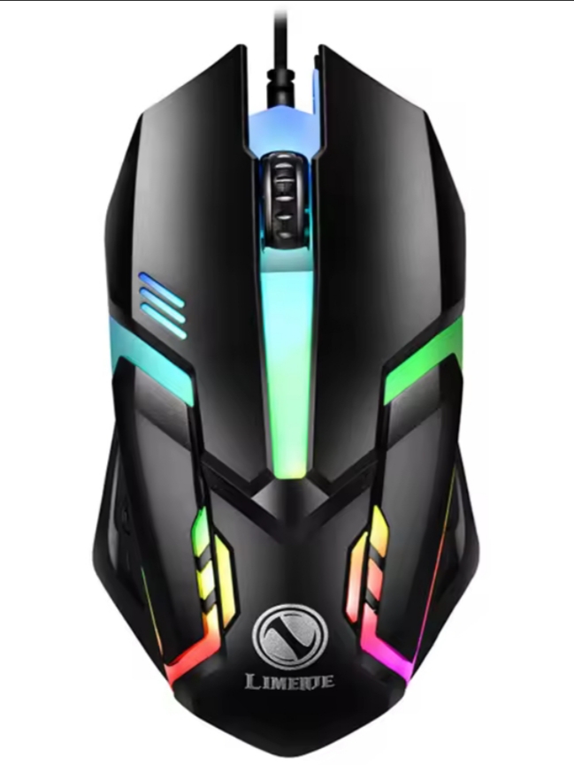 Ratón Gaming LED 7 Colores Ergónómico