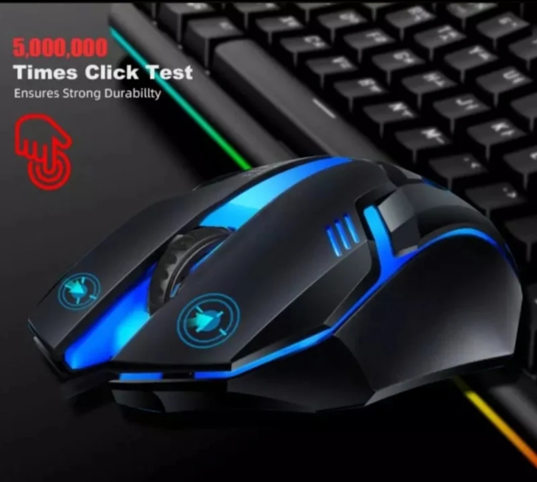 Ratón Gaming LED 7 Colores Ergónómico