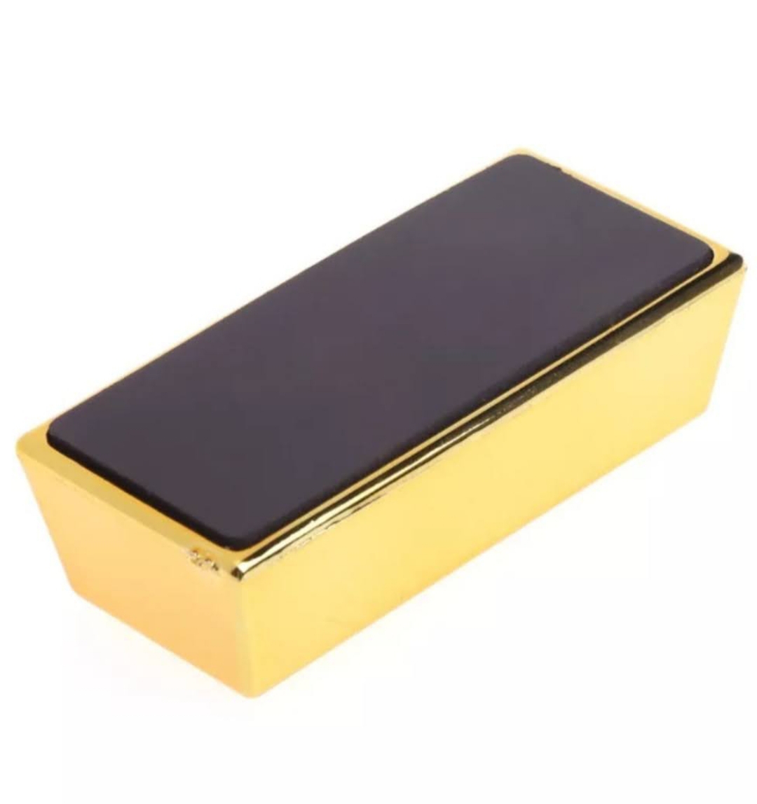 Imán Lingote Dorado Premium para Nevera