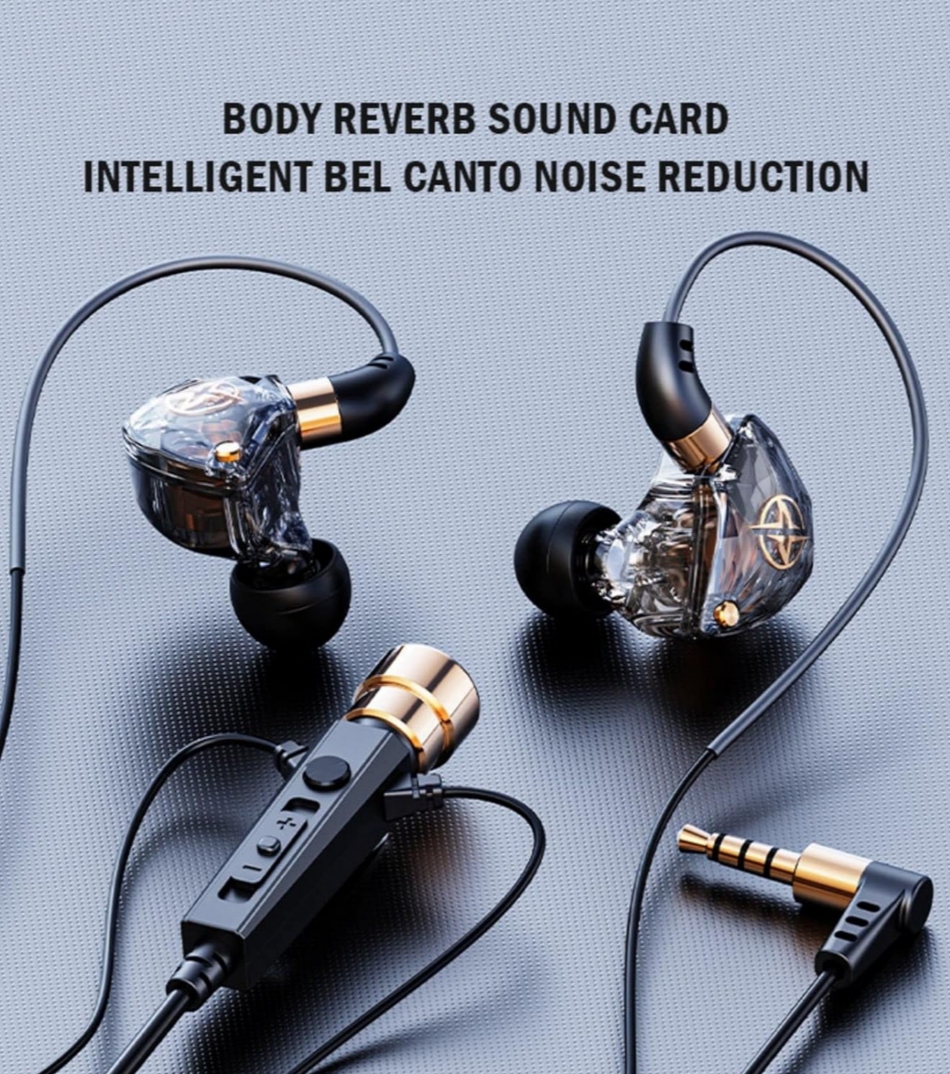 Auriculares In-Ear HiFi con Micrófono 3,5 mm