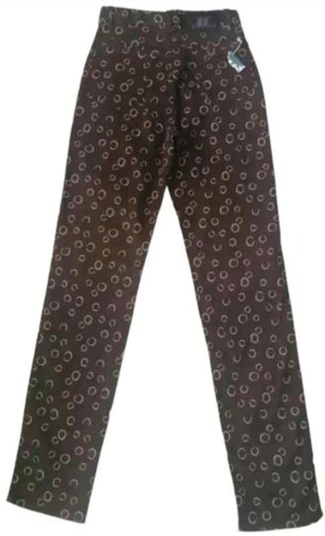 Pantalón Estampado Circular T46: Estilo y Confort