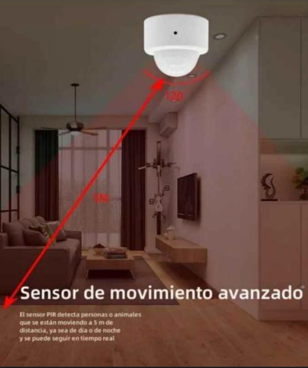 Sensor Movimiento PIR Zigbee Tuya 3.0 – Seguridad Inteligente