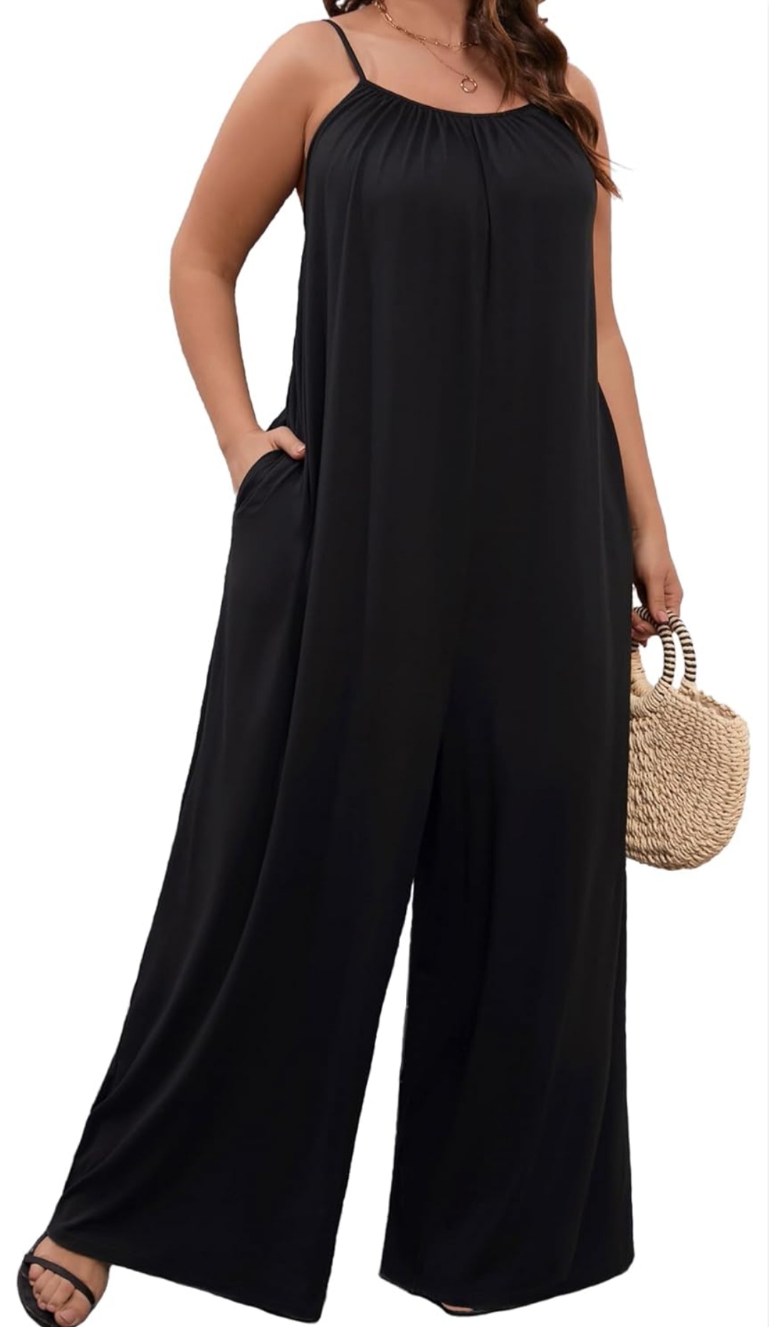 Mono tirantes pierna ancha 2XL – Elegancia Casual