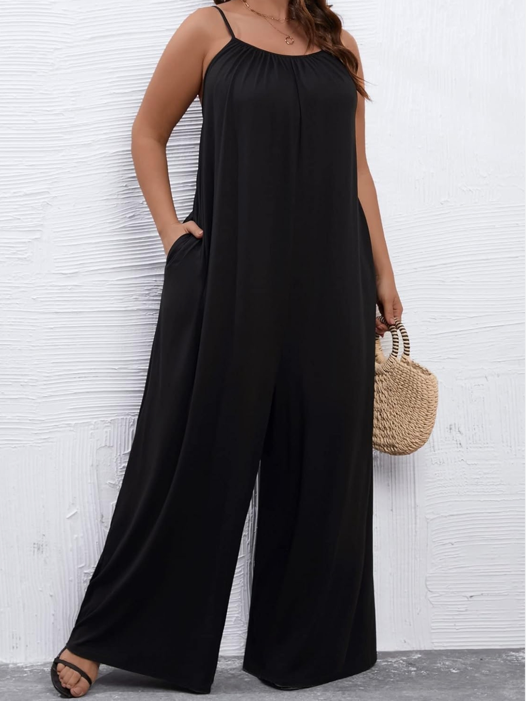 Mono tirantes pierna ancha 2XL – Elegancia Casual