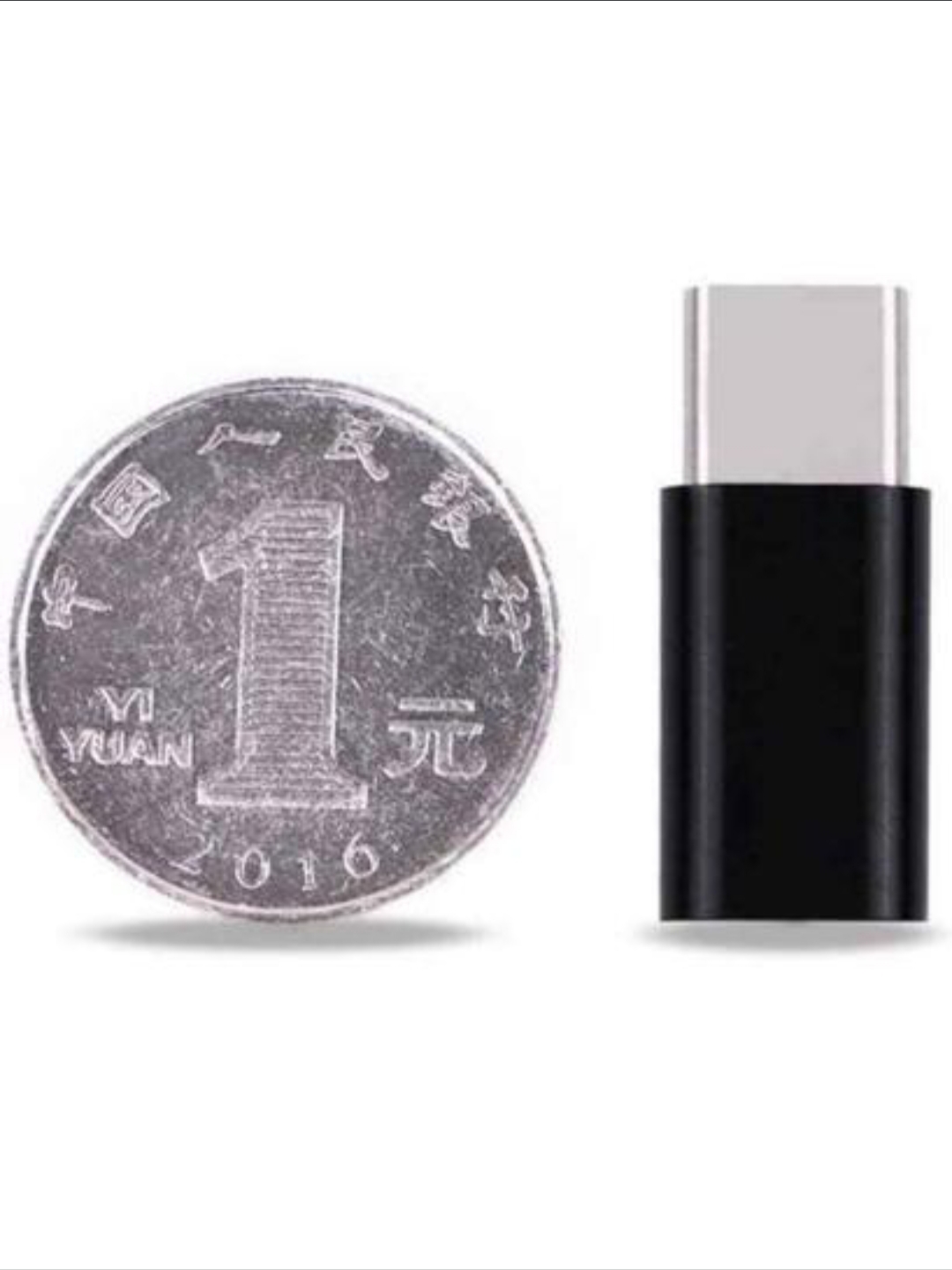 Adaptador Micro USB a USB-C – Negro