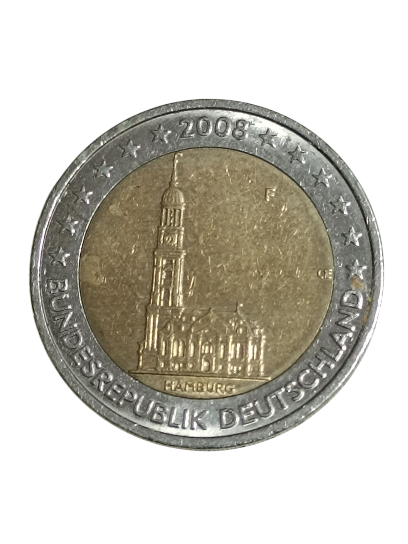 Moneda 2€ Alemania Hamburgo 2008 Conmemorativa