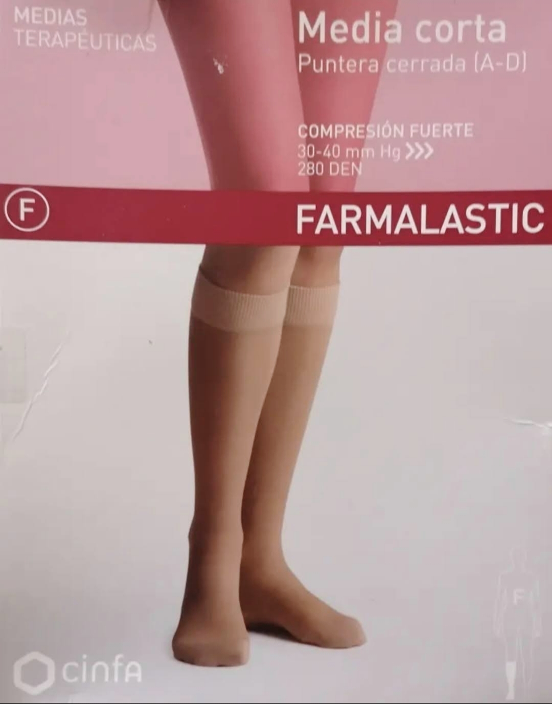 Media Corta Farmalastic Cinfa TG – Compresión Normal