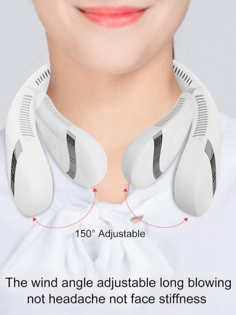 Ventilador Cuello 5000 mAh Recargable – Manos Libres