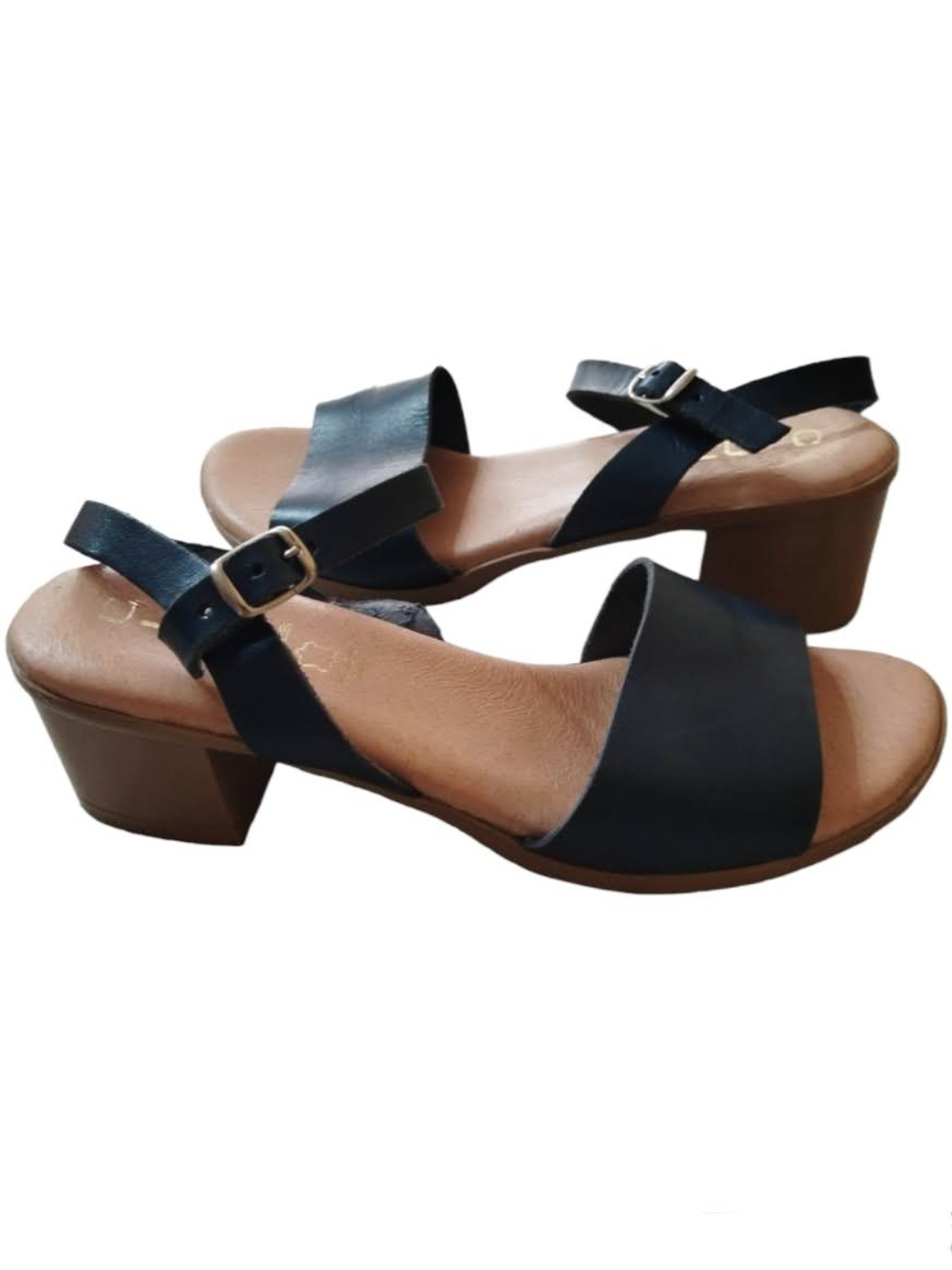 Chanclas Piel Azul Talla 40 – Calidad Española