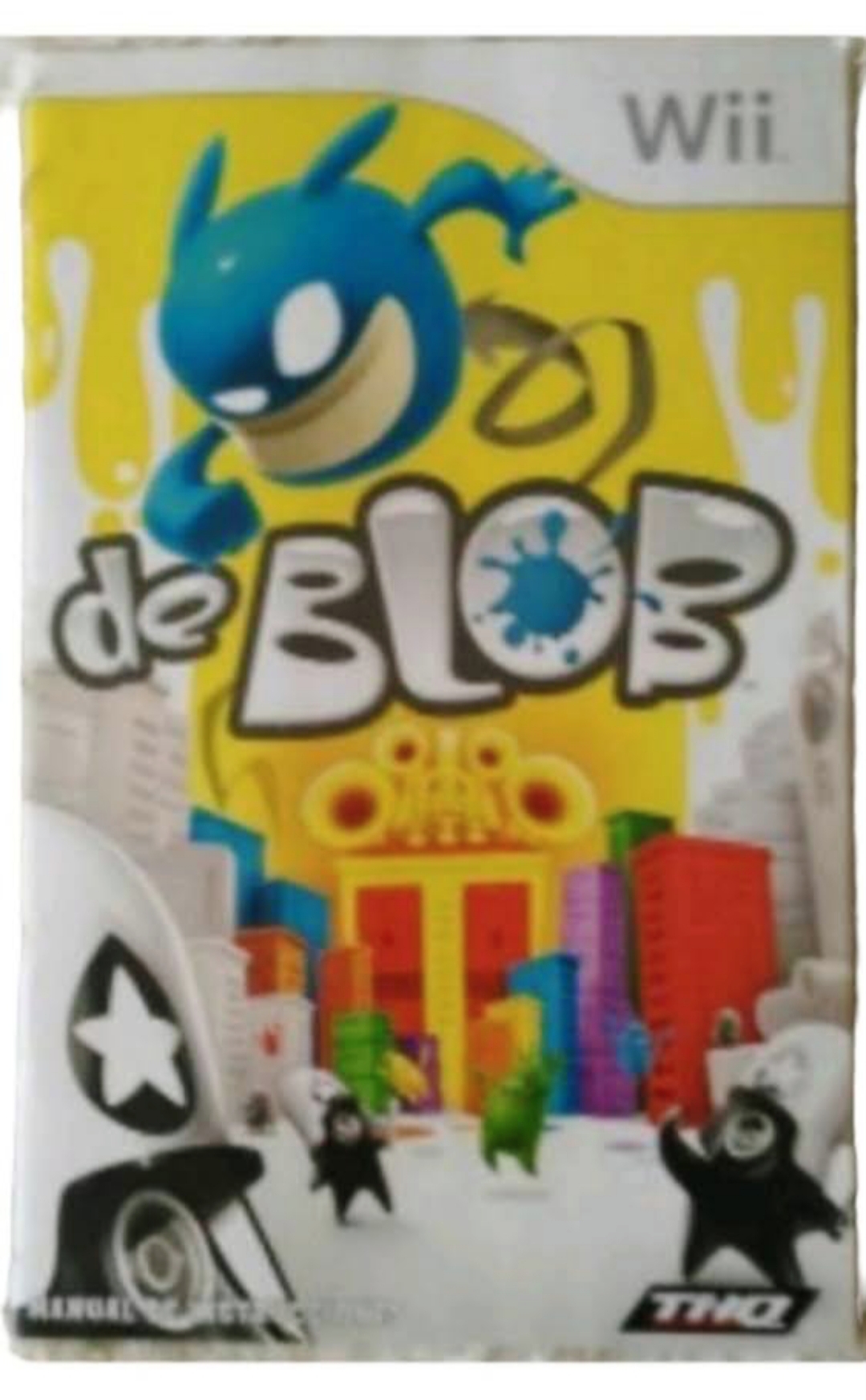 Manual Blob Wii Instrucciones Original
