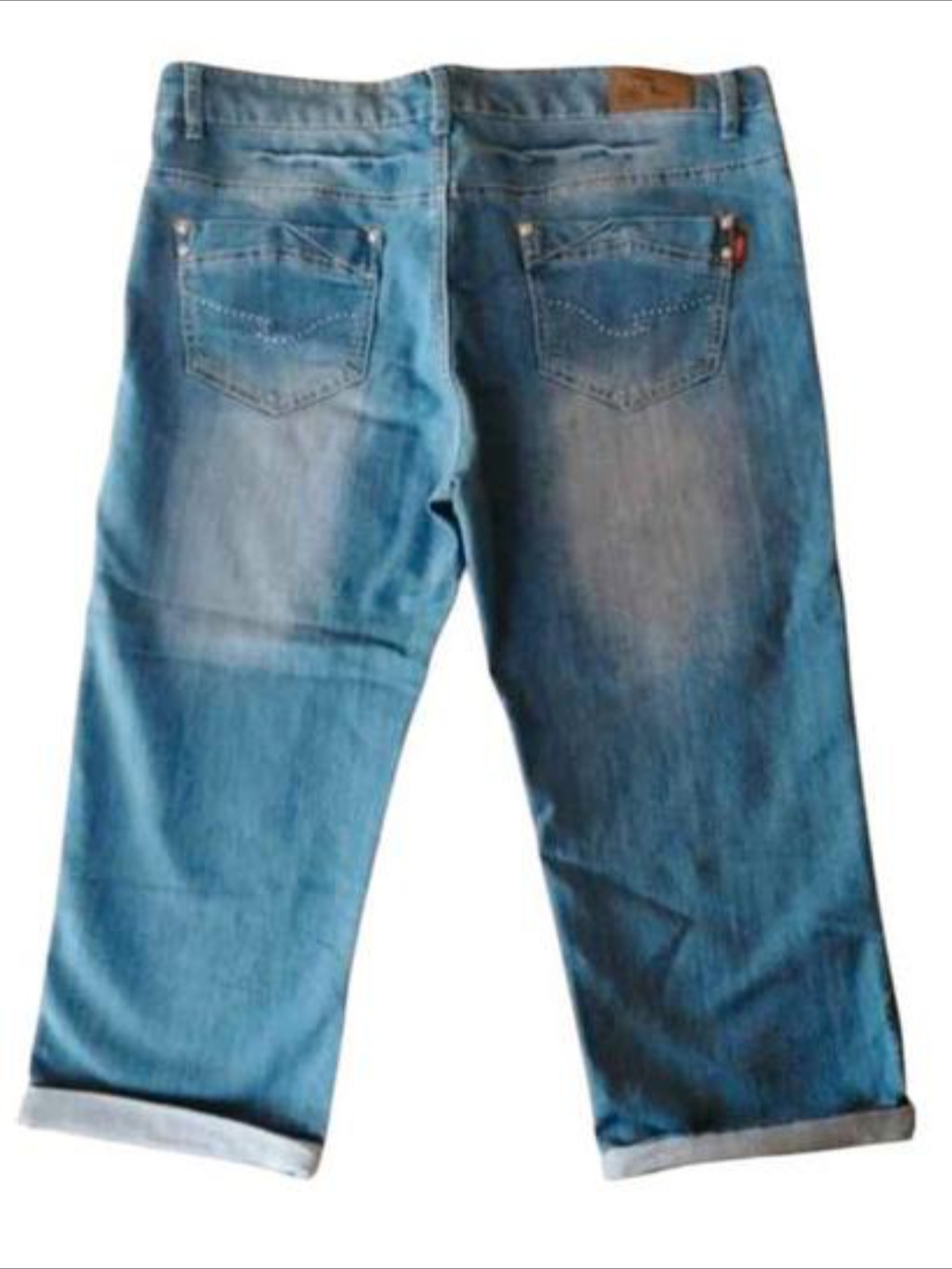 Jeans Pirata Mujer Azul Vintage 36 – ¡Únicos!