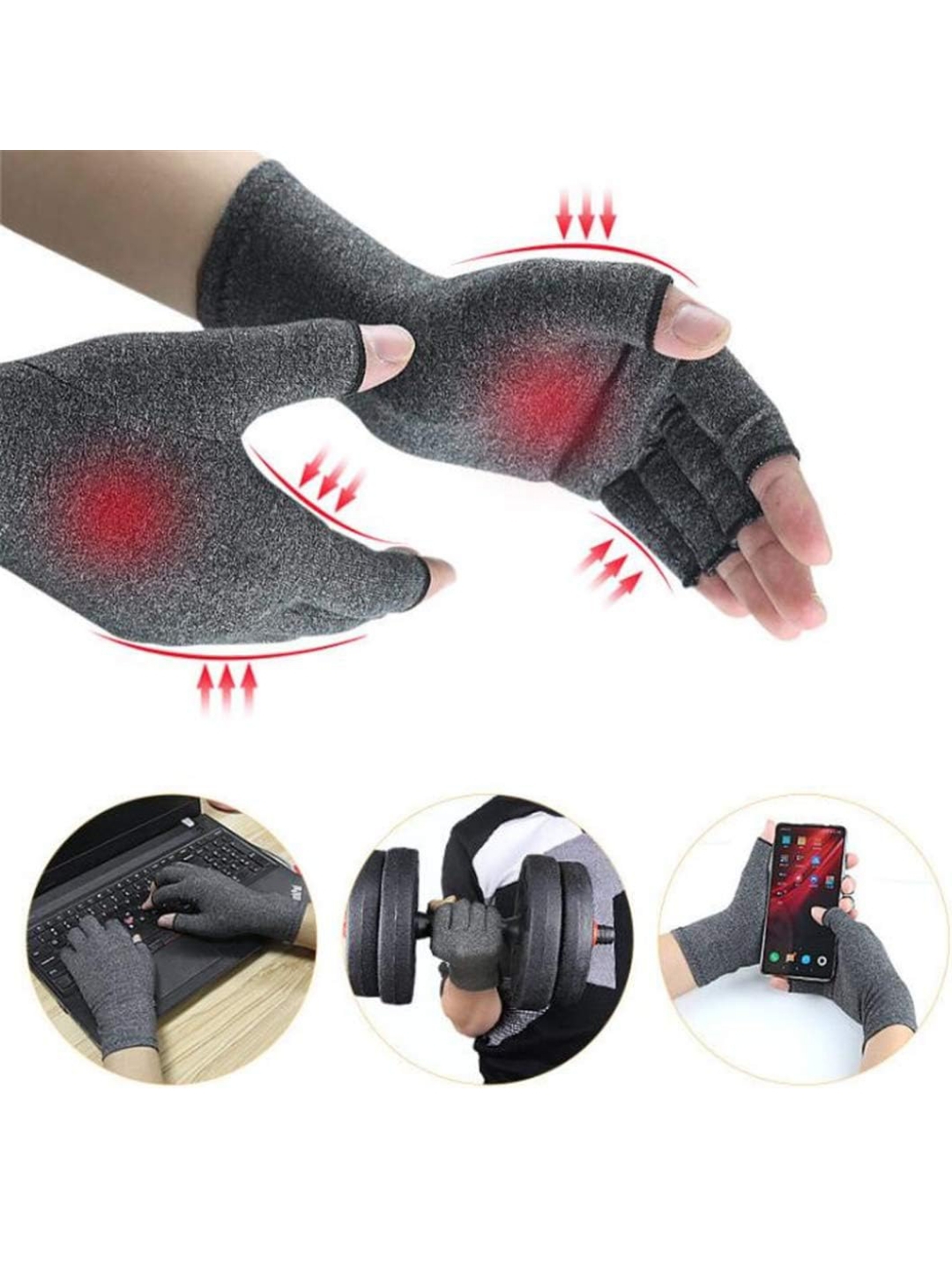 Alivio Exprés: Guantes AntiArtritis L