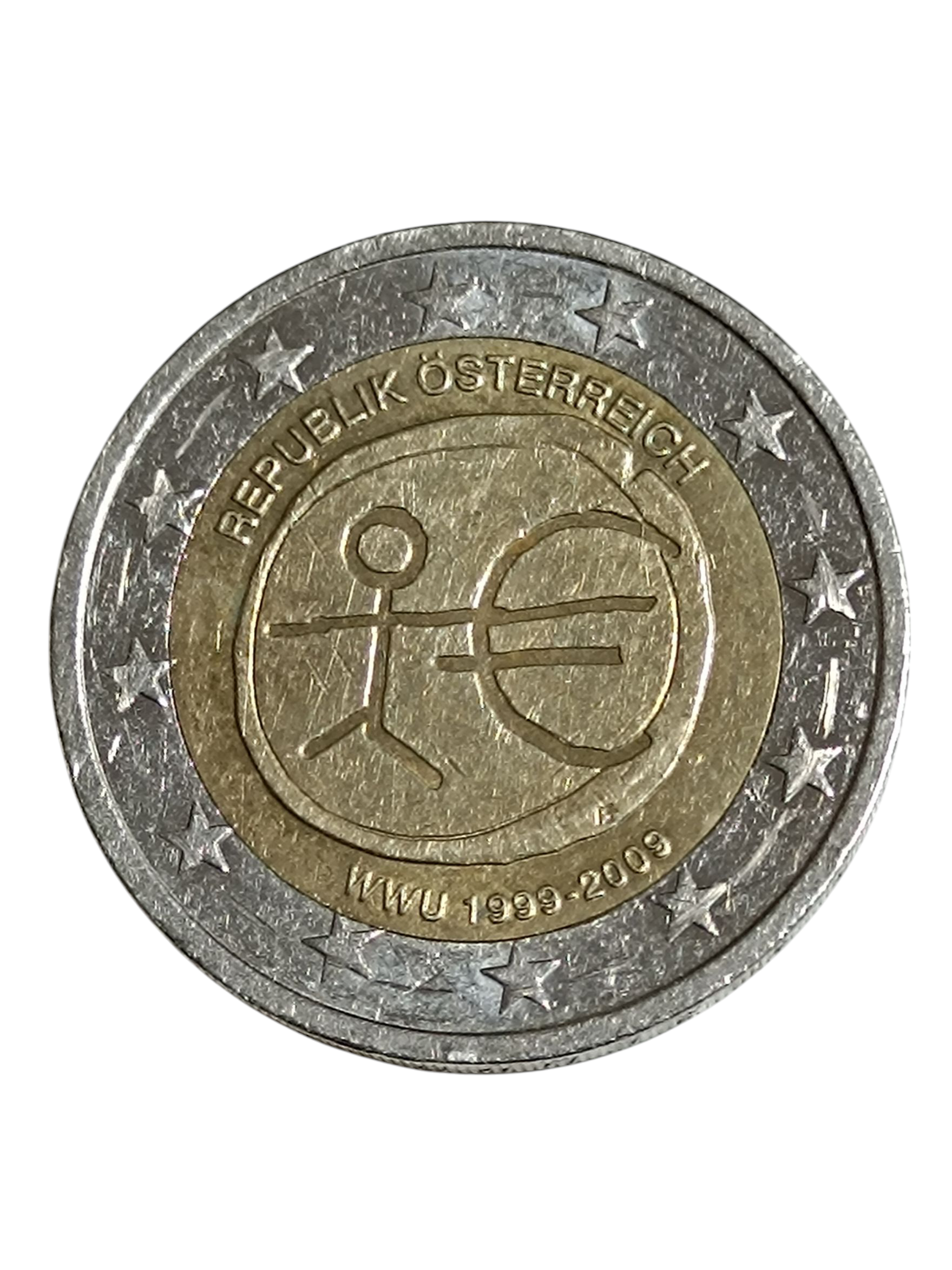 Moneda 2 € Austria 2009 EMU – Edición Limitada