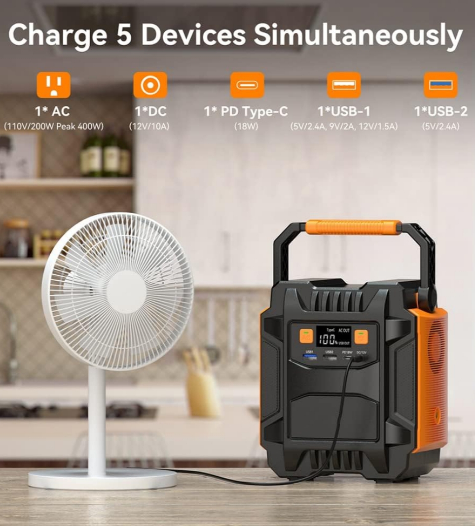 Estación Energía Portátil 200 W – 172,8 Wh