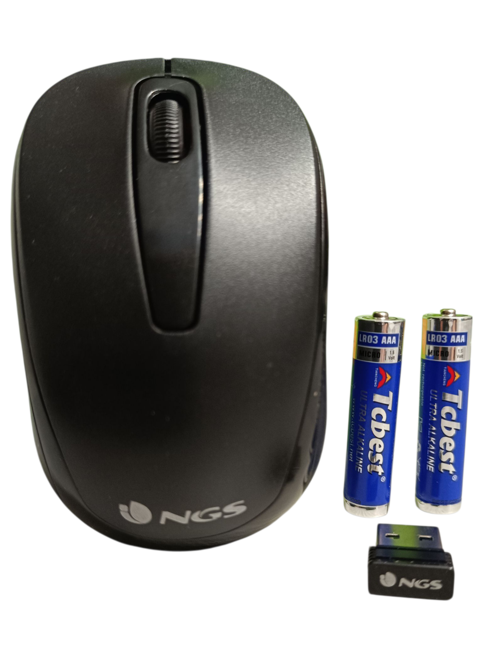 NGS Easy Gamma — Ratón óptico inalámbrico 1200 DPI (USB).