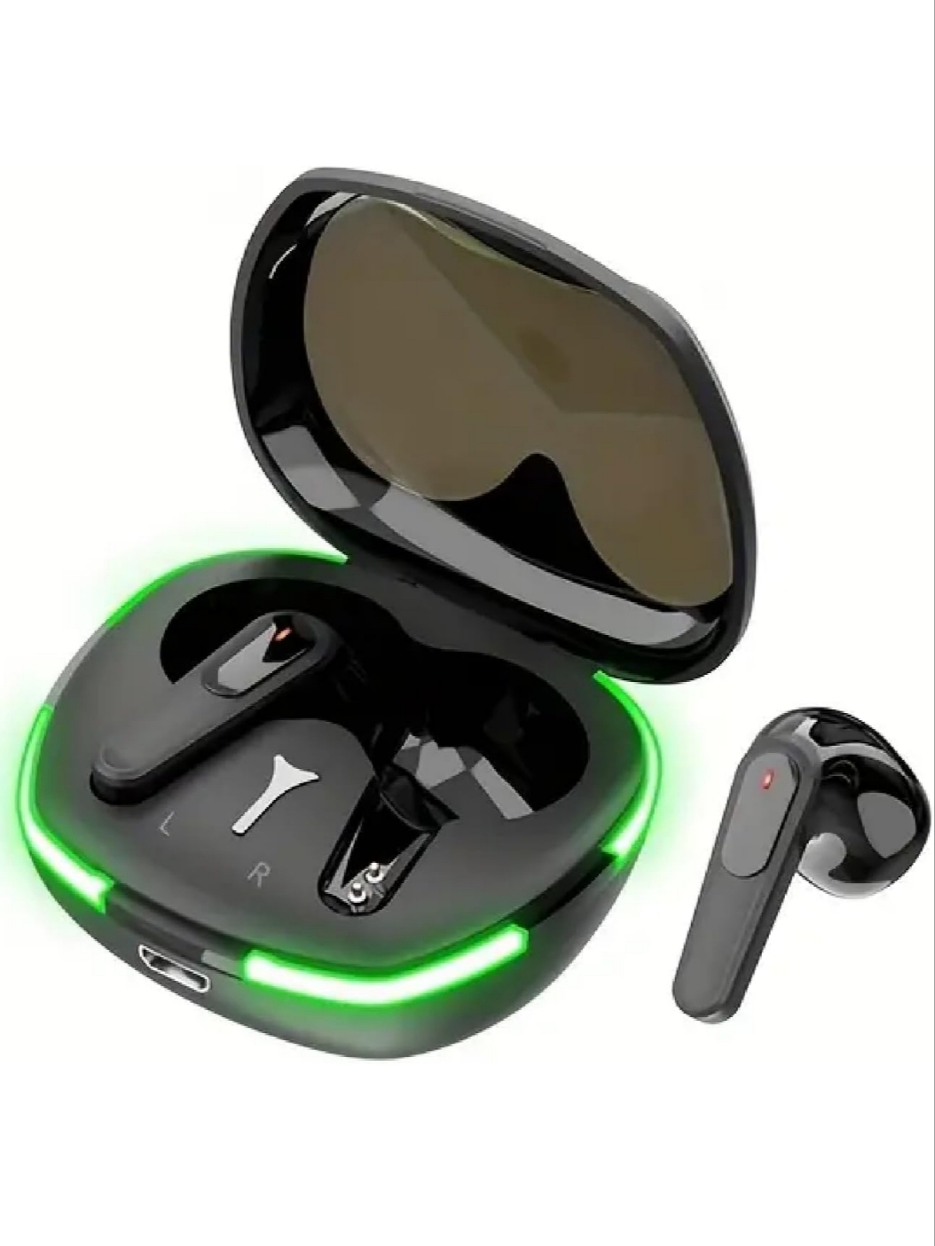 Auriculares PRO60 TWS — Graves 8D, 40 h y control táctil (ideal para deporte y gaming).