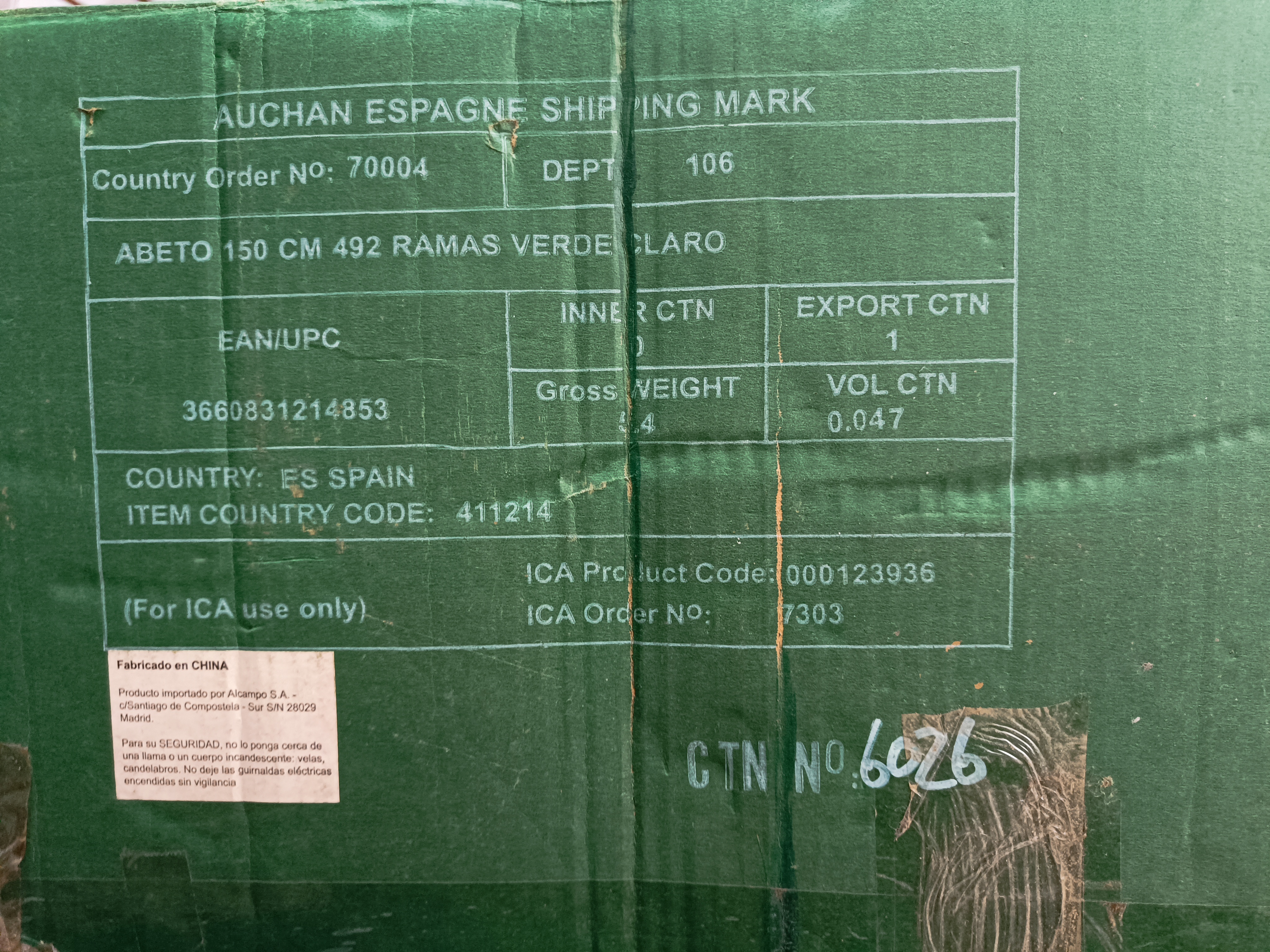 Árbol de Navidad Seminuevo 🎄 180 cm — Ramas Densas y Base Estable 🏡✨ Perfecto para Hogar, Oficina o Escaparates, Montaje Fácil y Decoración Completa 🎀