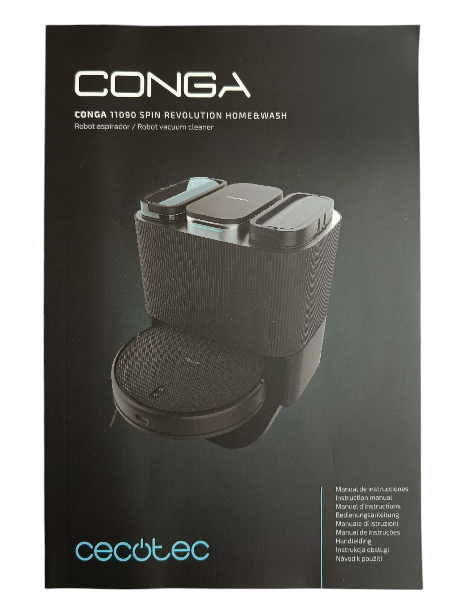 Manual Oficial Conga 11090 Spin Revolution Home&Wash