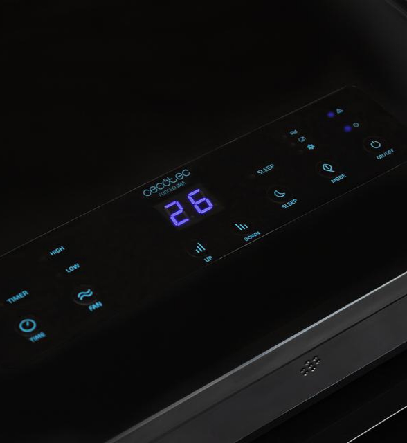 Aire acondicionado portátil Cecotec ForceClima 9050: 3 funciones en 1, 9000 BTU, mando a distancia, temporizador digital.