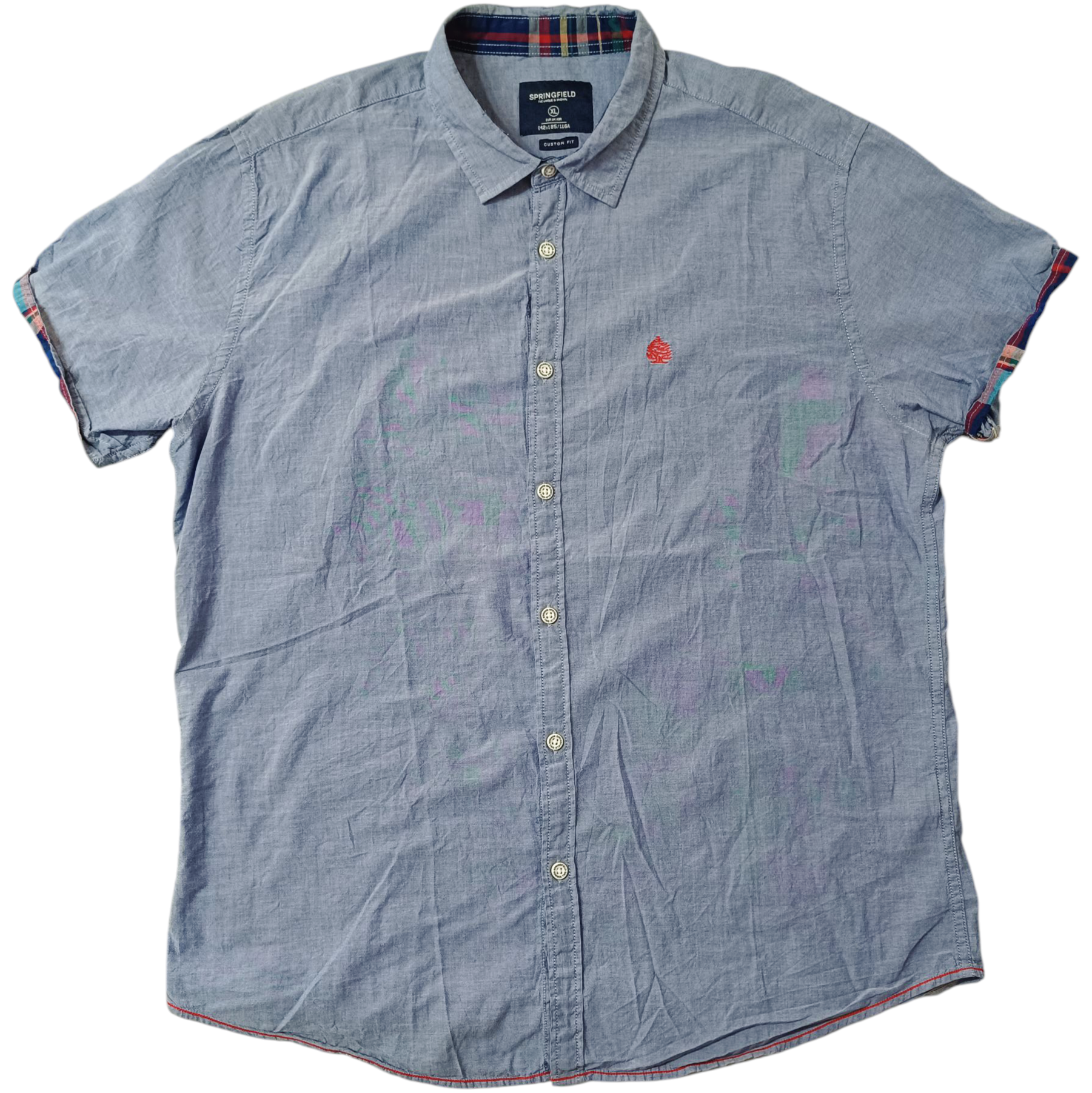 Camisa Springfield lila claro XL 100% algodón