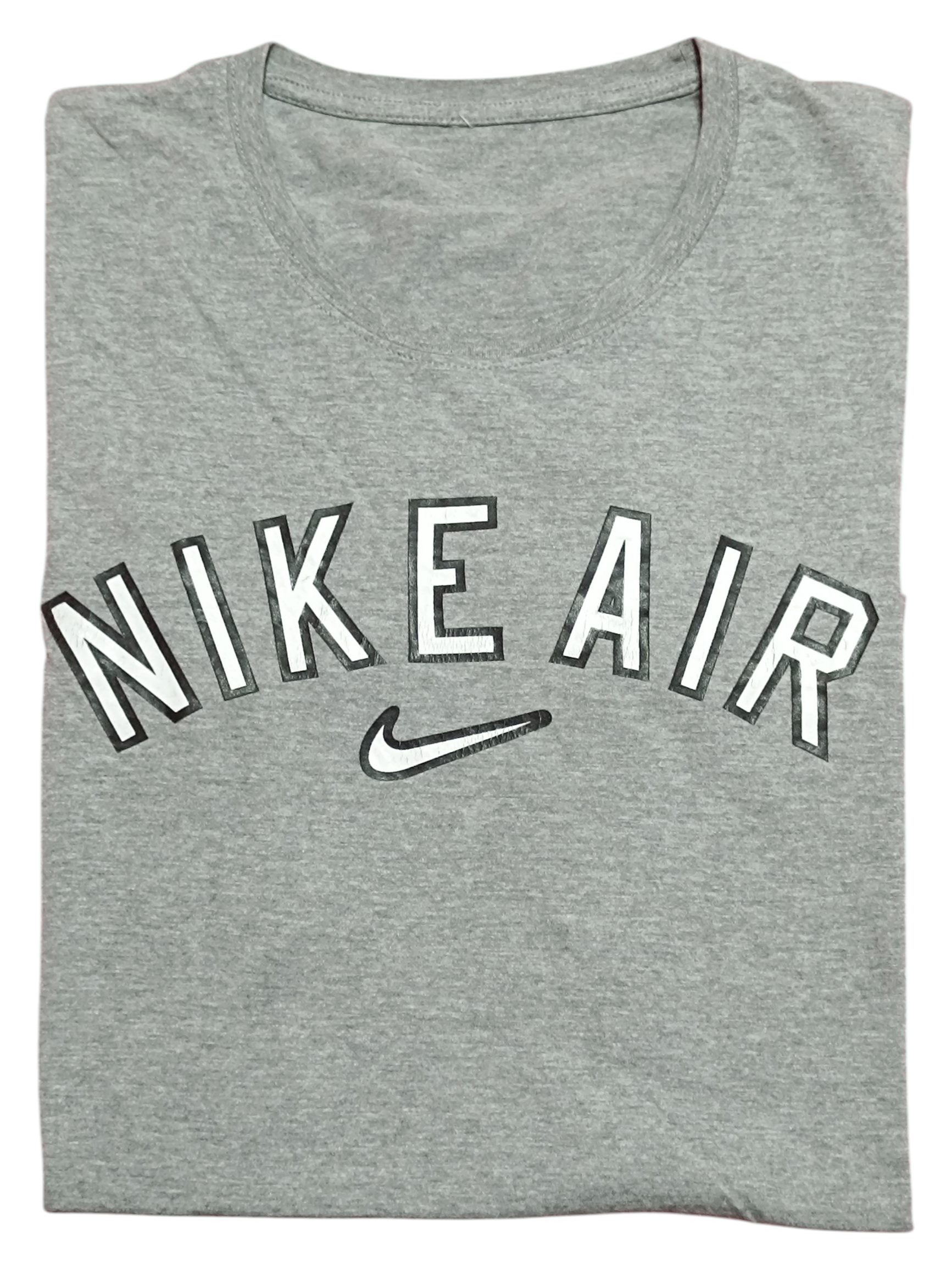 Camiseta gris estilo deportivo — XL, confort diario.