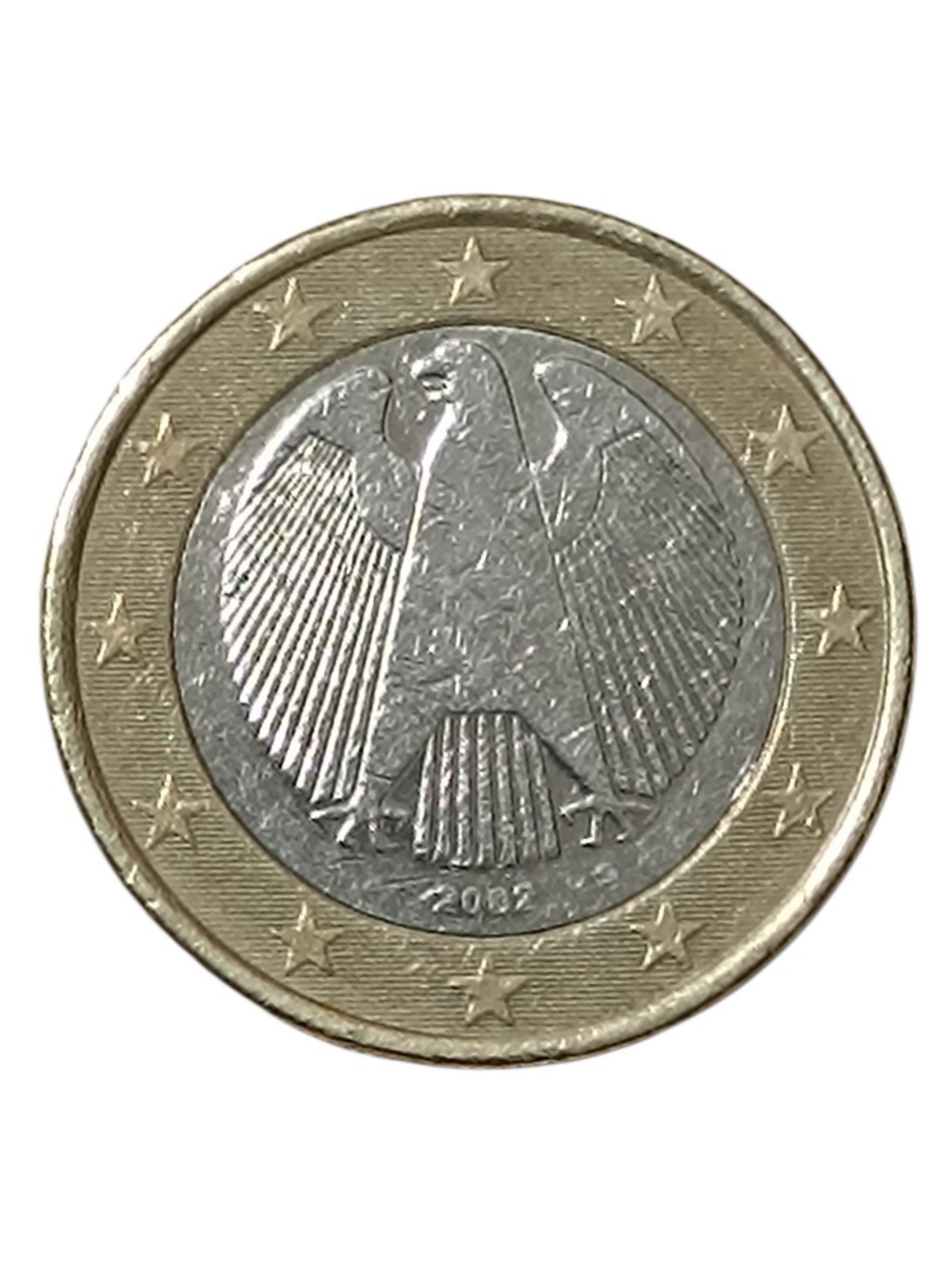 Moneda 1 Euro Alemania 2002 G Original – Águila Federal