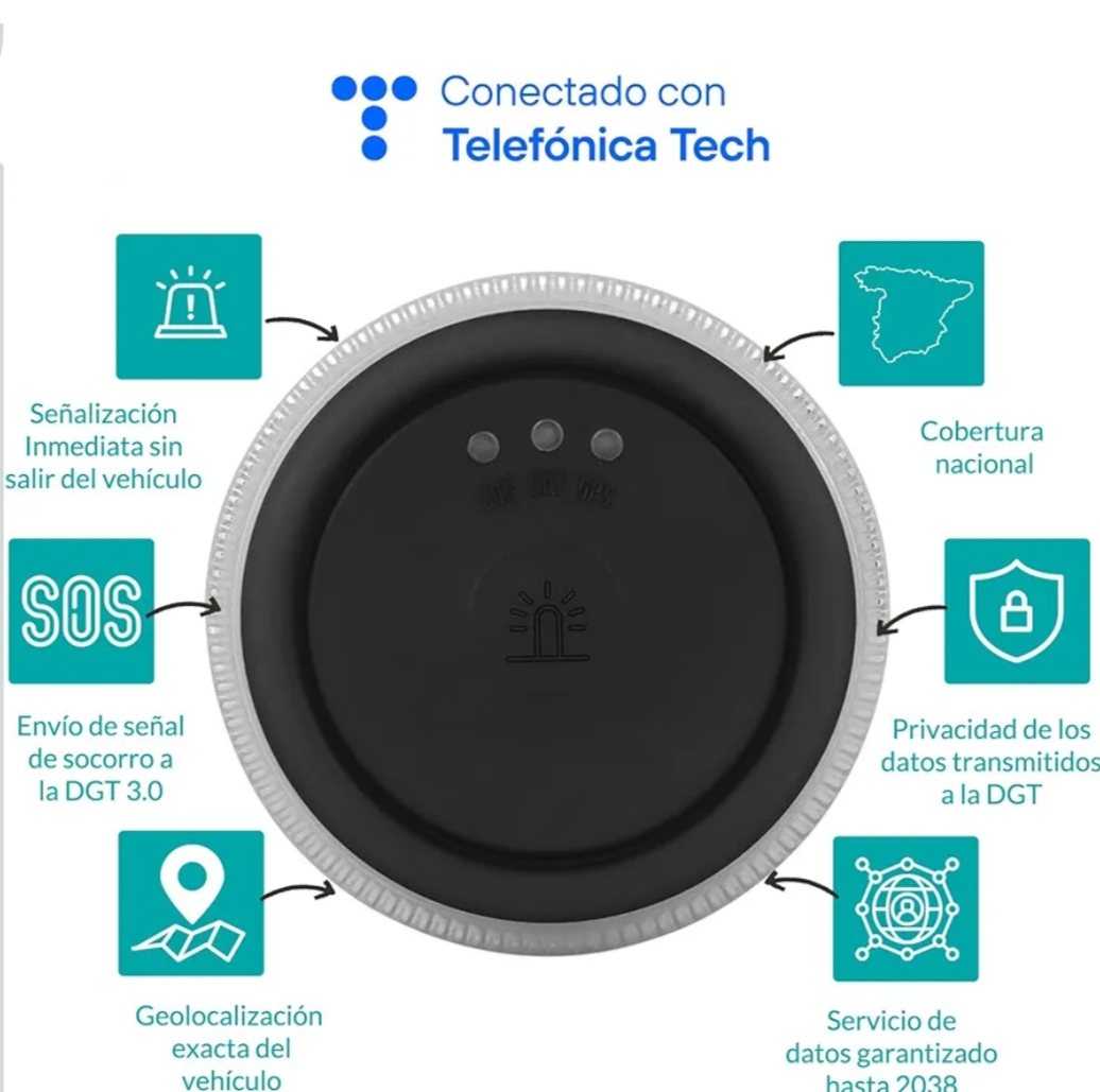 Baliza V16 Geolocalizable DGT 3.0 Conectada LED