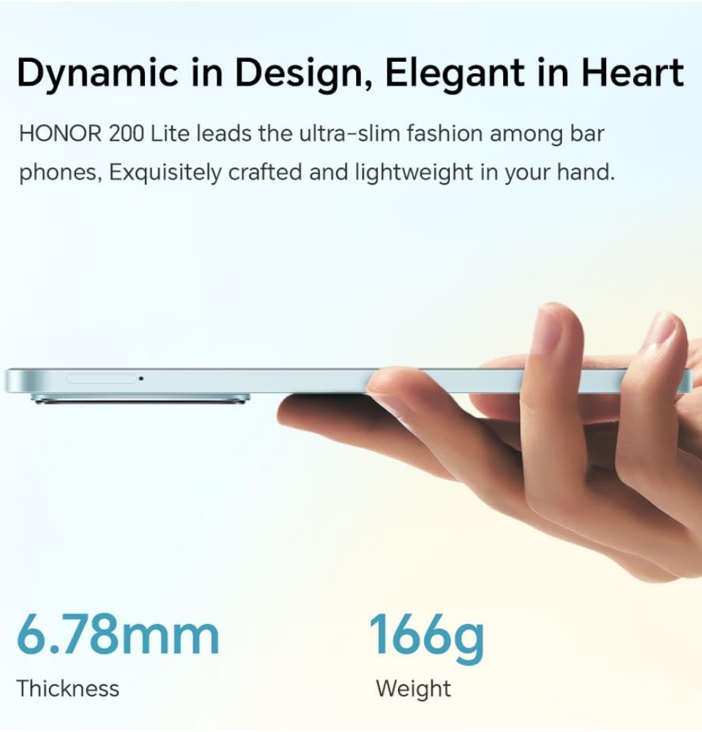 Honor 200 Lite 5G 256GB Cyan Lake