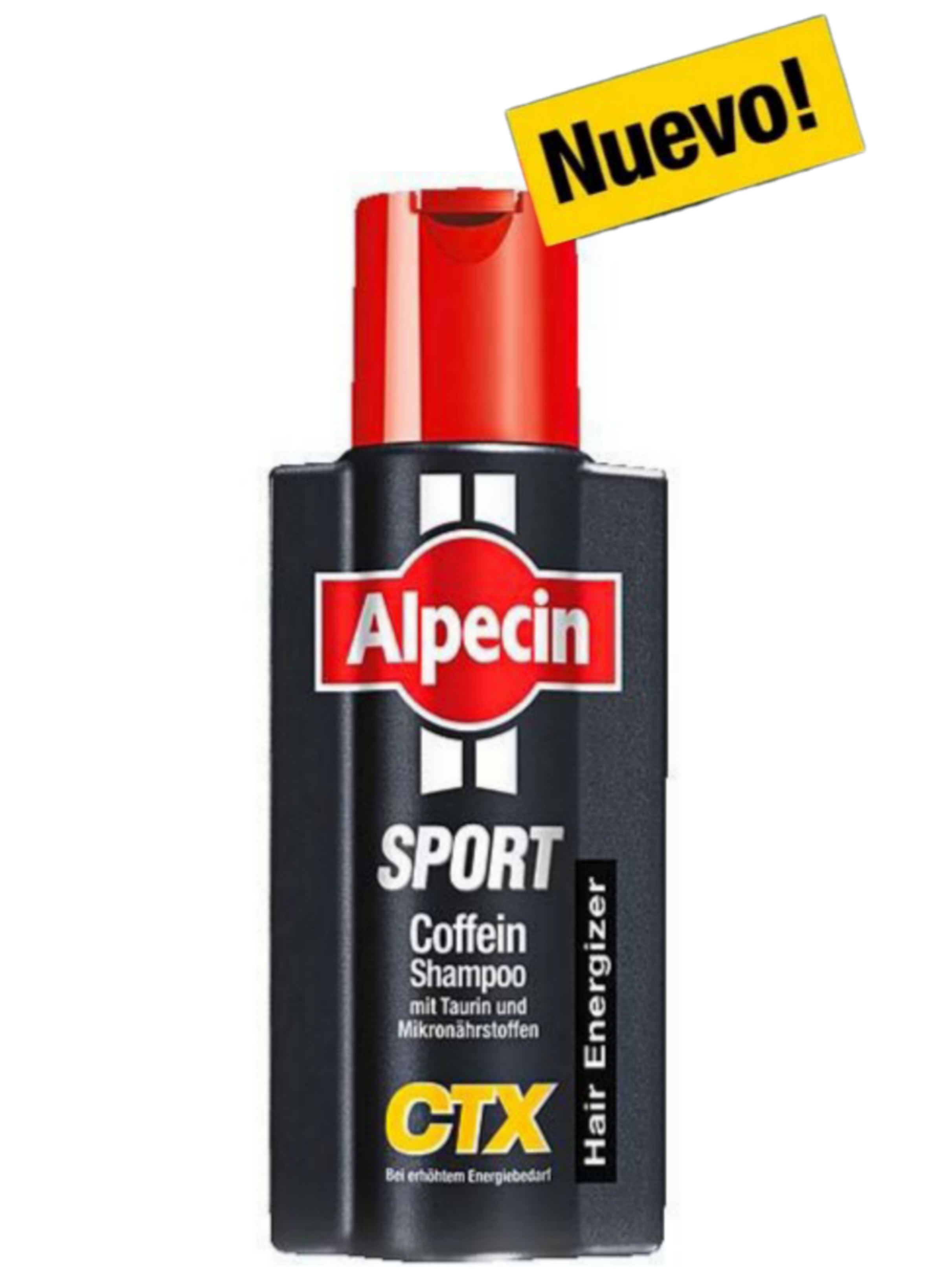 Alpecin Sport Caffeine Shampoo CTX — Energía para cabello fuerte