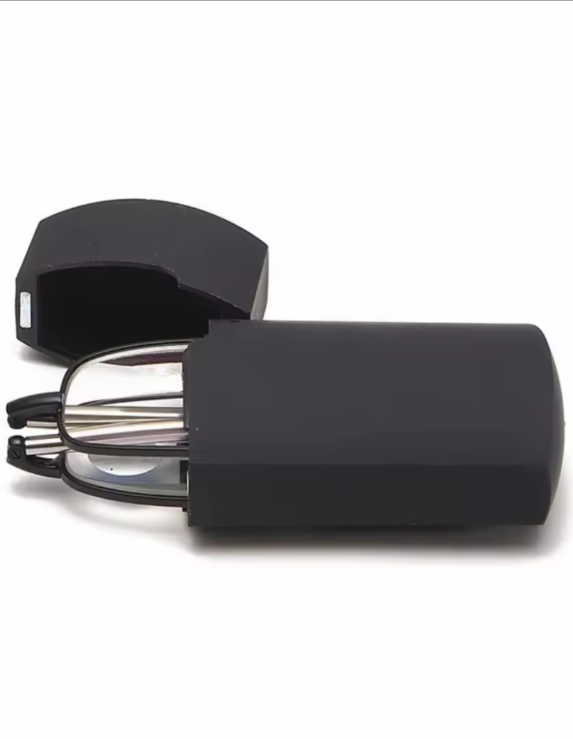 Gafas de Lectura Plegables Metal +4.00 Antiluz Azul Compactas