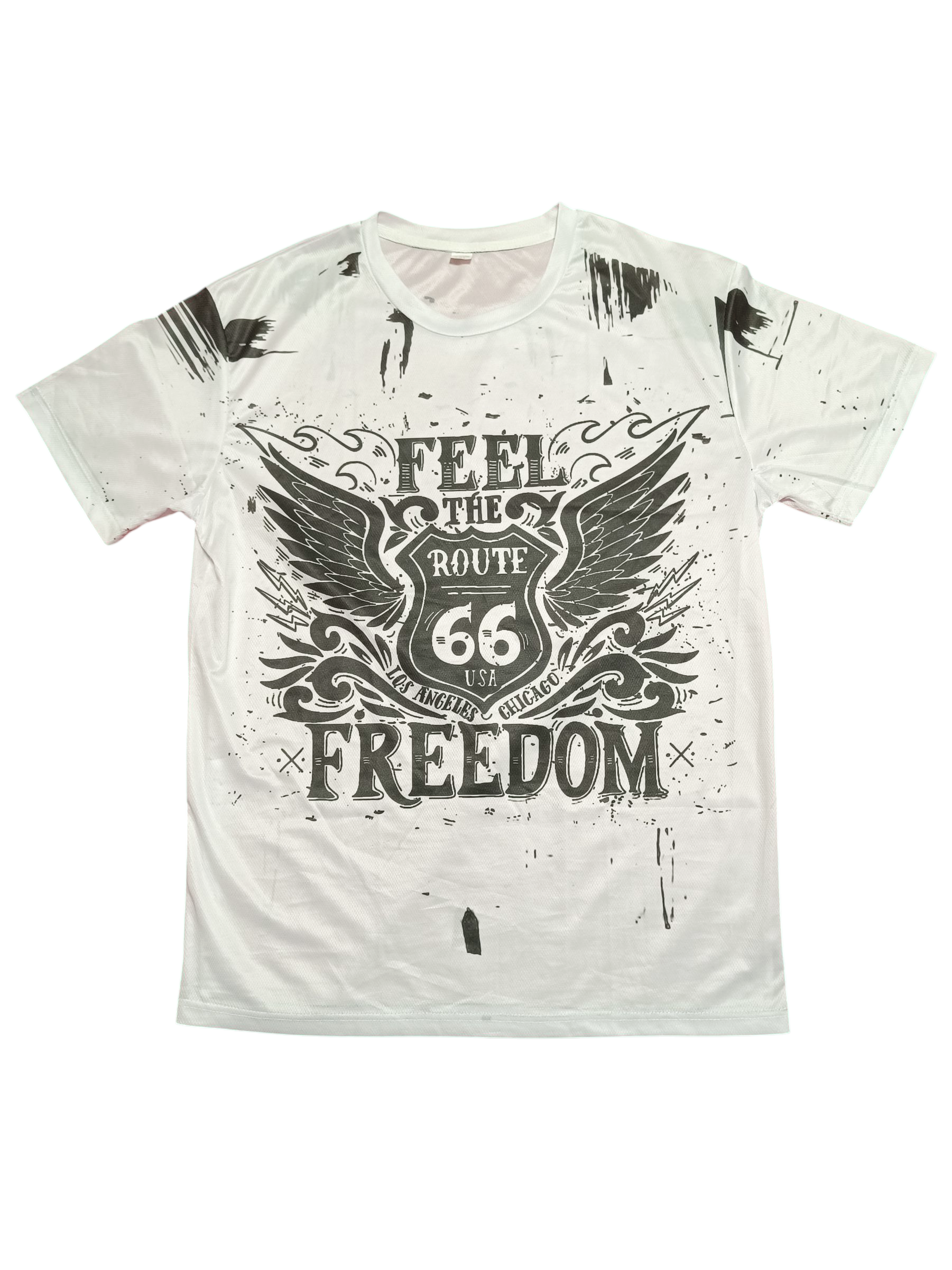 Camiseta Route 66 "Freedom" — estilo vintage y cómoda para tu día a día