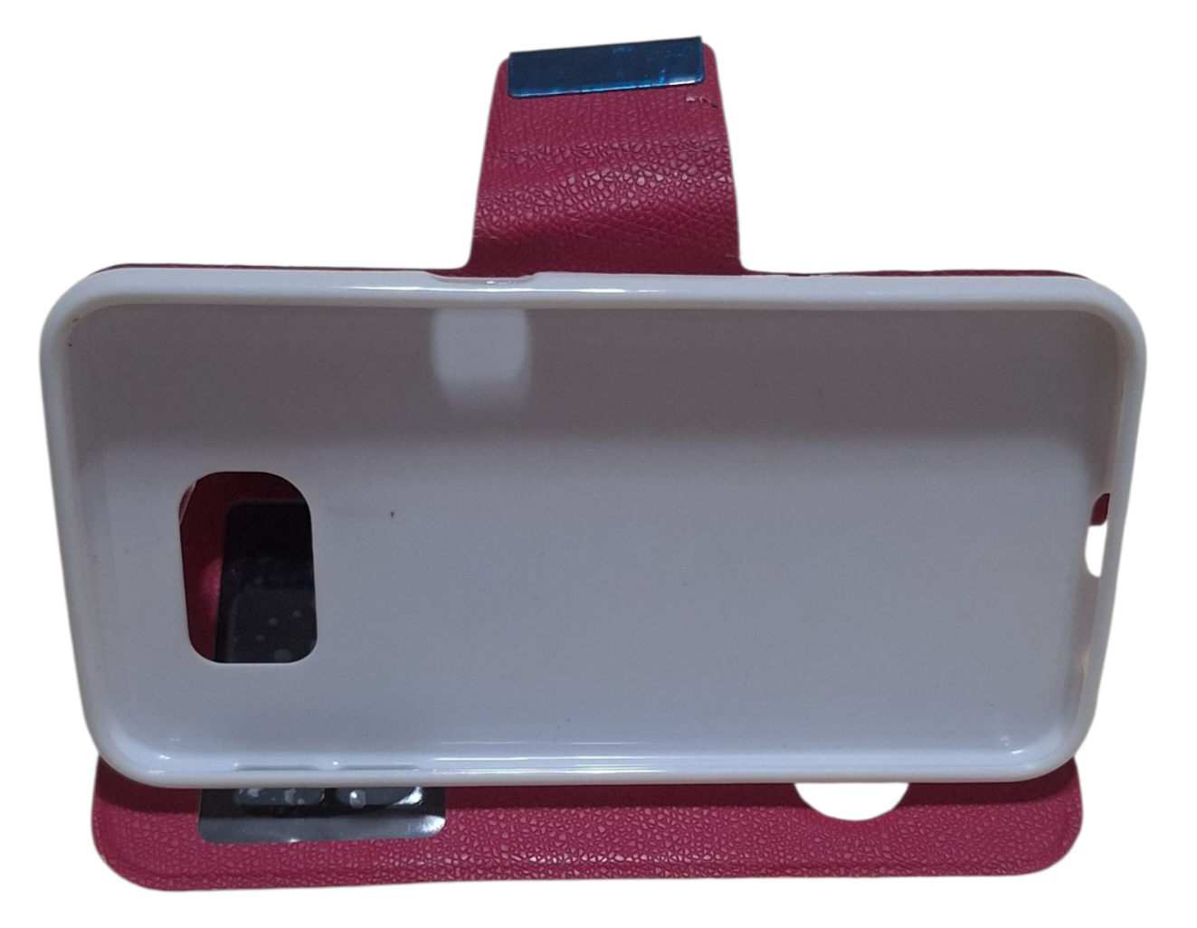 Funda flip cover rosa para Samsung Galaxy S6